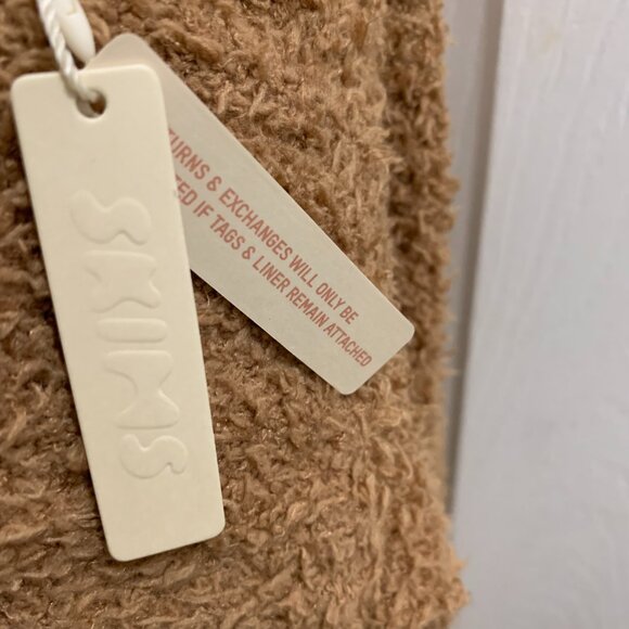 Skims Women's  Camel Cozy Knit Wide Leg Snow Pants AP-BTM-0142 Size 2X/3X. In ve - Picture 5 of 15